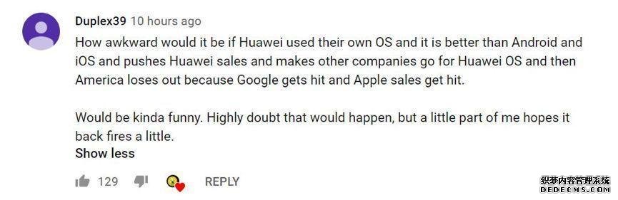 谷歌斷供華為,外國網友犀利吐槽