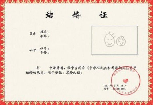 結婚證翻譯 結婚證翻譯